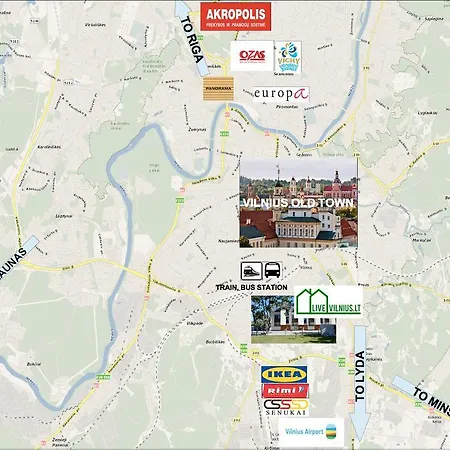 Livevilnius.lt Διαμέρισμα Βίλνιους